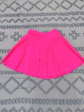 Girls Neon Pink Dance Skirt - Kids Costume